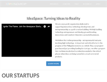 Tablet Screenshot of ideaspacefoundation.org